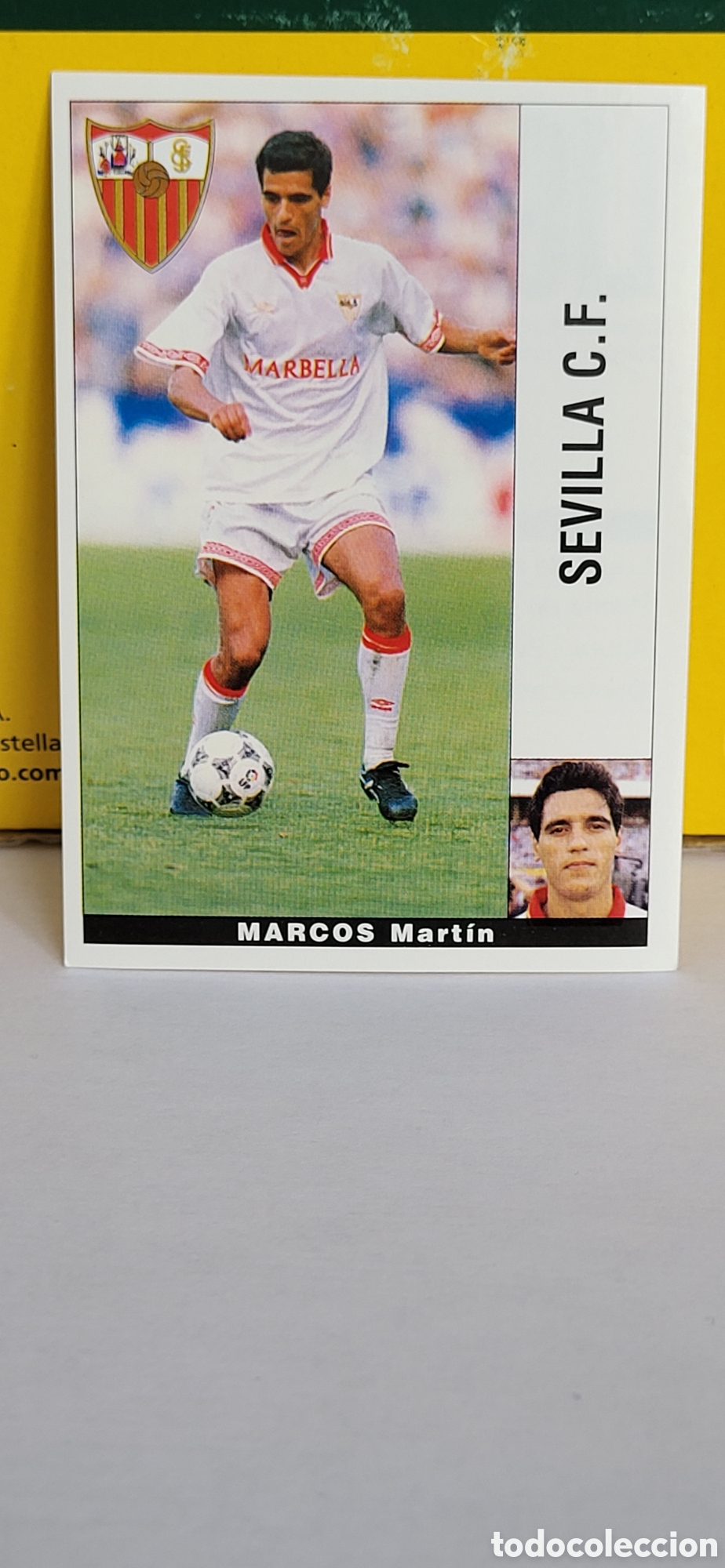 Football Stickers: MARCOS MARTIN SEVILLA LIGA 95 96 DE FUTBOL PROFESIONAL PANINI