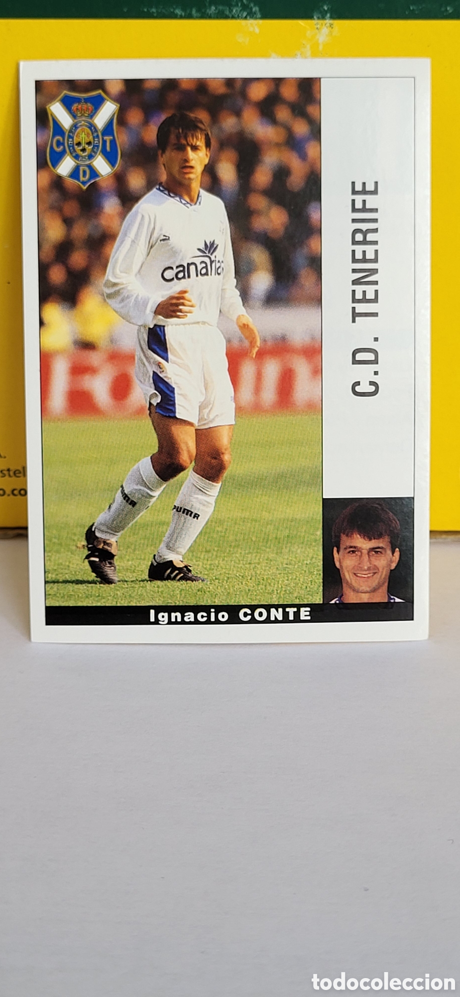 Cartes &agrave; collectionner de Football: IGNACIO CONTE C.D. TENERIFE LIGA 95 96 DE FUTBOL PROFESIONAL PANINI