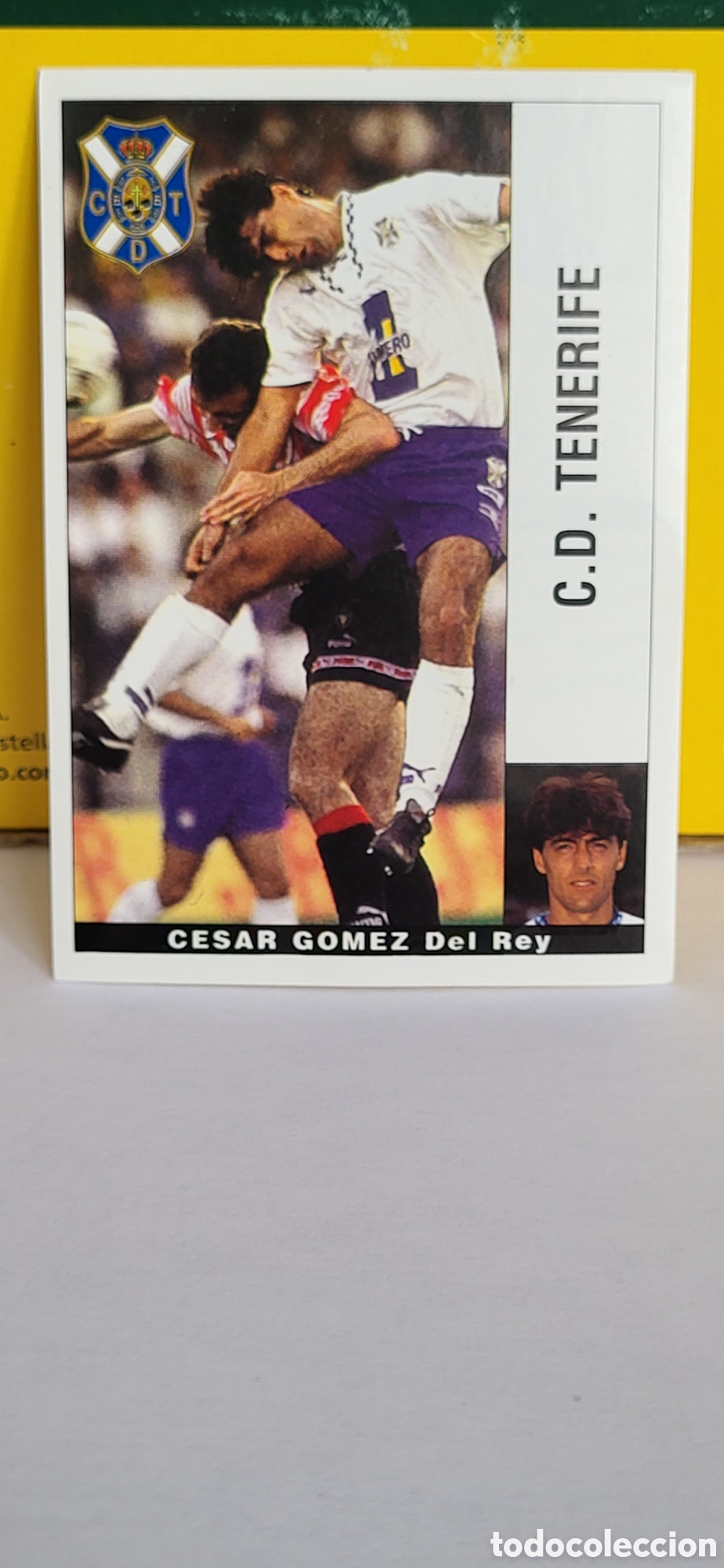 Cromos de Futebol: CESAR GOMEZ DEL REY C.D. TENERIFE LIGA 95 96 DE FUTBOL PROFESIONAL PANINI