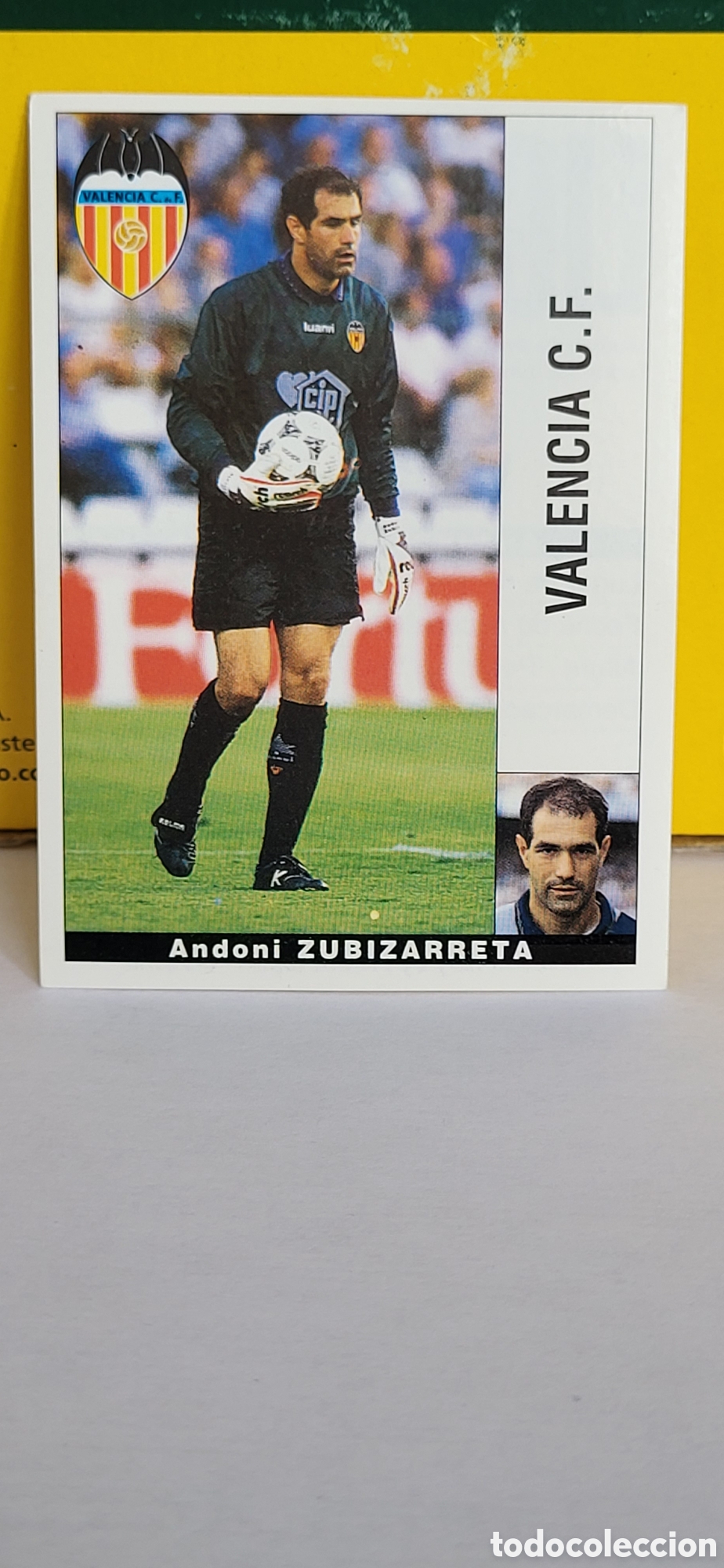 Cartes &agrave; collectionner de Football: ANDONI ZUBIZARRETA VALENCIA C.F. LIGA 95 96 DE FUTBOL PROFESIONAL PANINI