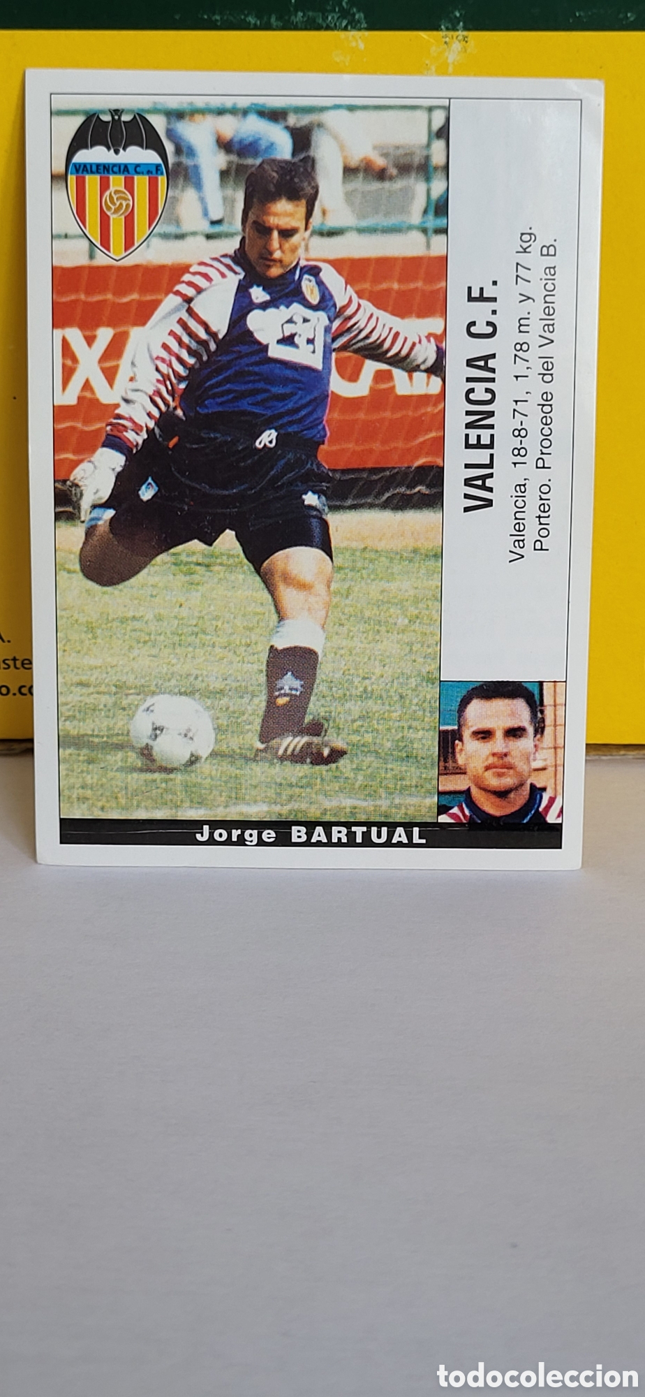 Cromos de Futebol: JORGE BARTUAL VALENCIA C.F. LIGA 95 96 DE FUTBOL PROFESIONAL PANINI