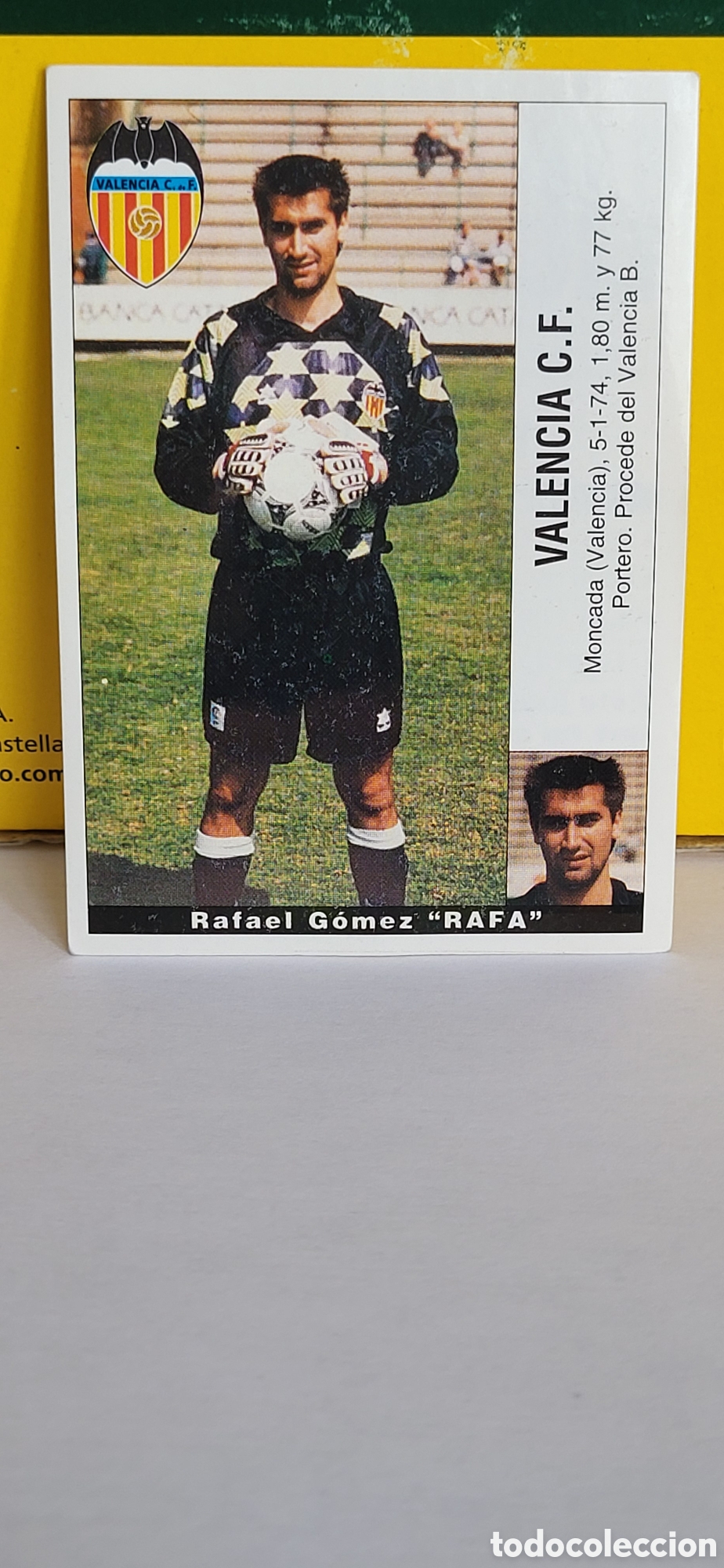 Cromos de Futebol: RAFAEL GOMEZ RAFA VALENCIA C.F. LIGA 95 96 DE FUTBOL PROFESIONAL PANINI