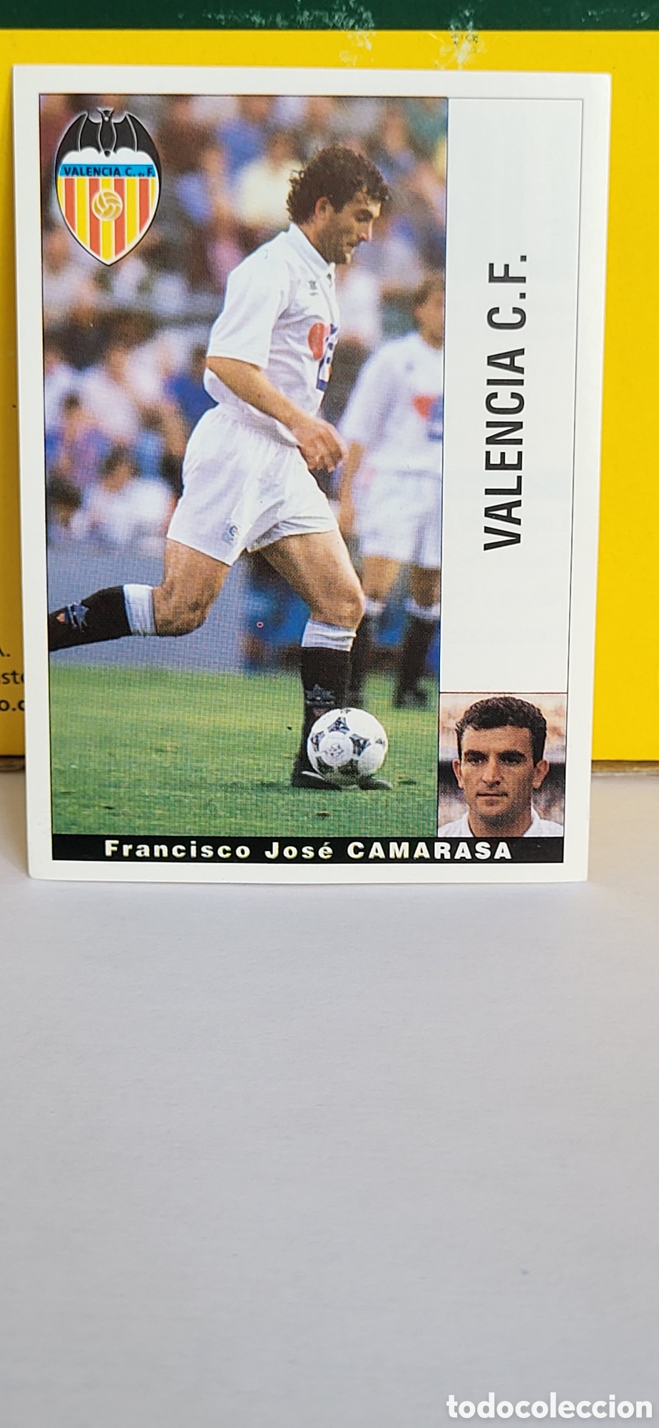 Cromos de Futebol: FRANCISCO JOSE CAMARASA VALENCIA C.F. LIGA 95 96 DE FUTBOL PROFESIONAL PANINI