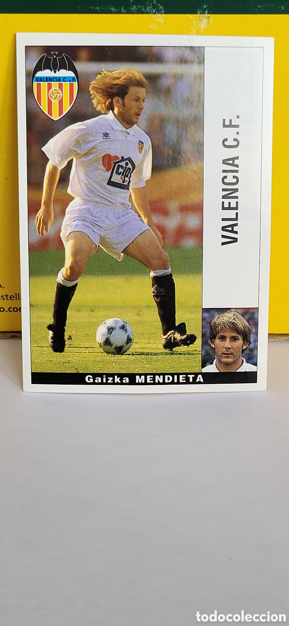 Cromos de Futebol: GAIZKA MENDIETA VALENCIA C.F. LIGA 95 96 DE FUTBOL PROFESIONAL PANINI