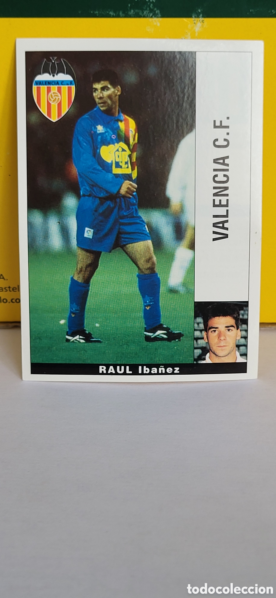 Figurine di Calcio: RAUL IBA&Ntilde;EZ VALENCIA C.F. LIGA 95 96 DE FUTBOL PROFESIONAL PANINI
