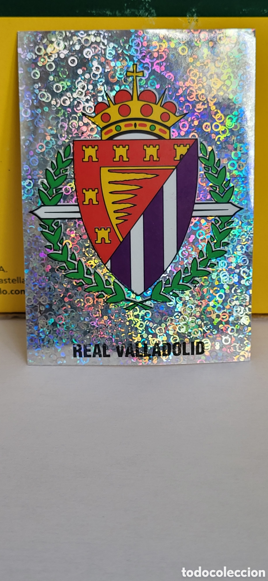 Figurine di Calcio: ESCUDO REAL VALLADOLID LIGA 95 96 DE FUTBOL PROFESIONAL PANINI