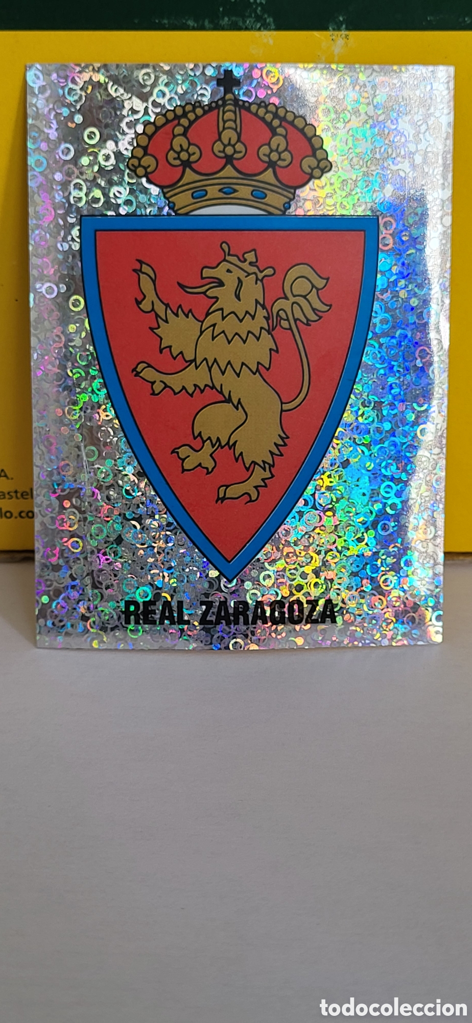 Figurine di Calcio: ESCUDO REAL ZARAGOZA LIGA 95 96 DE FUTBOL PROFESIONAL PANINI