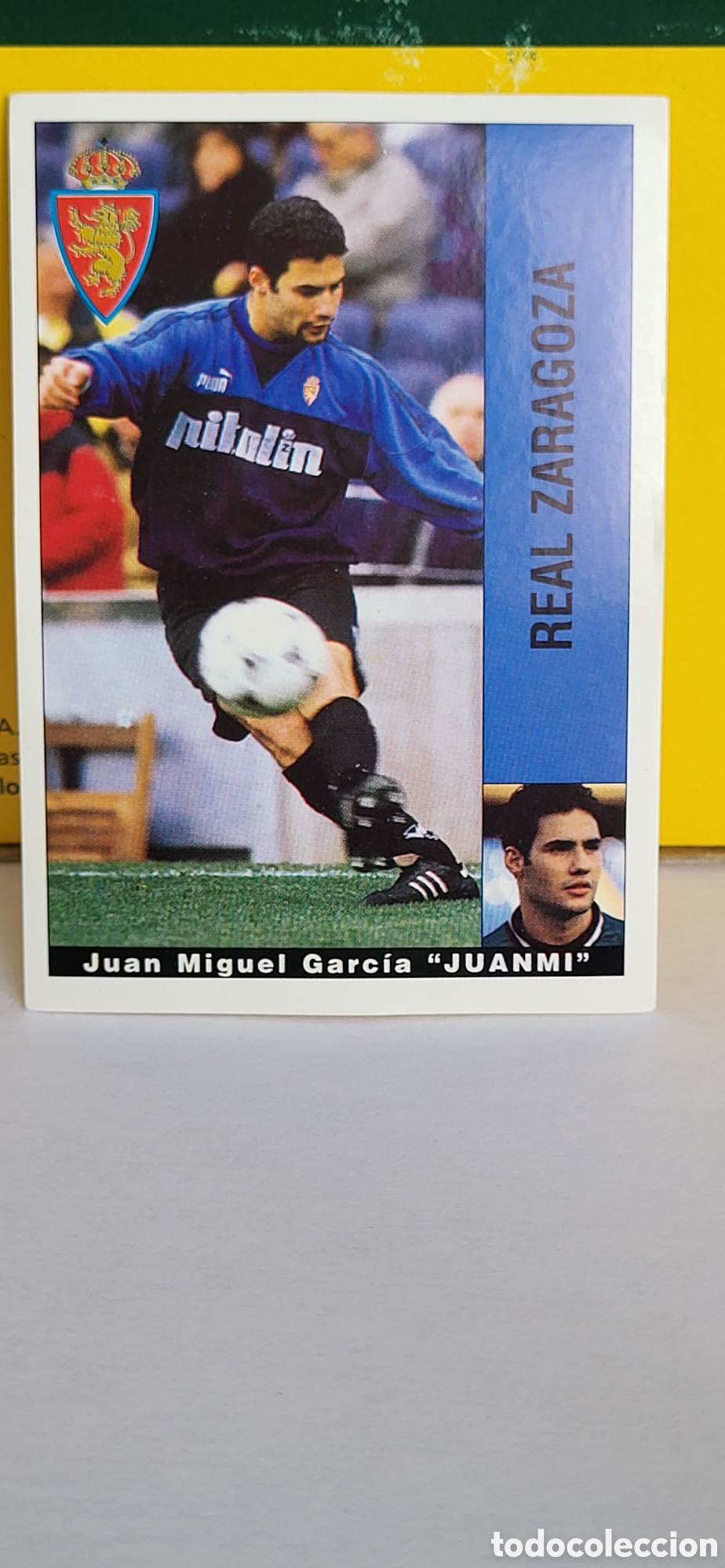 Figurine di Calcio: JUAN MIGUEL GARCIA JUANMI REAL ZARAGOZA LIGA 95 96 DE FUTBOL PROFESIONAL PANINI