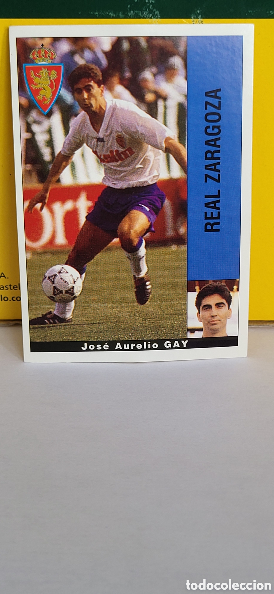 Fu&szlig;ball-Sticker: JOSE AURELIO GAY REAL ZARAGOZA LIGA 95 96 DE FUTBOL PROFESIONAL PANINI