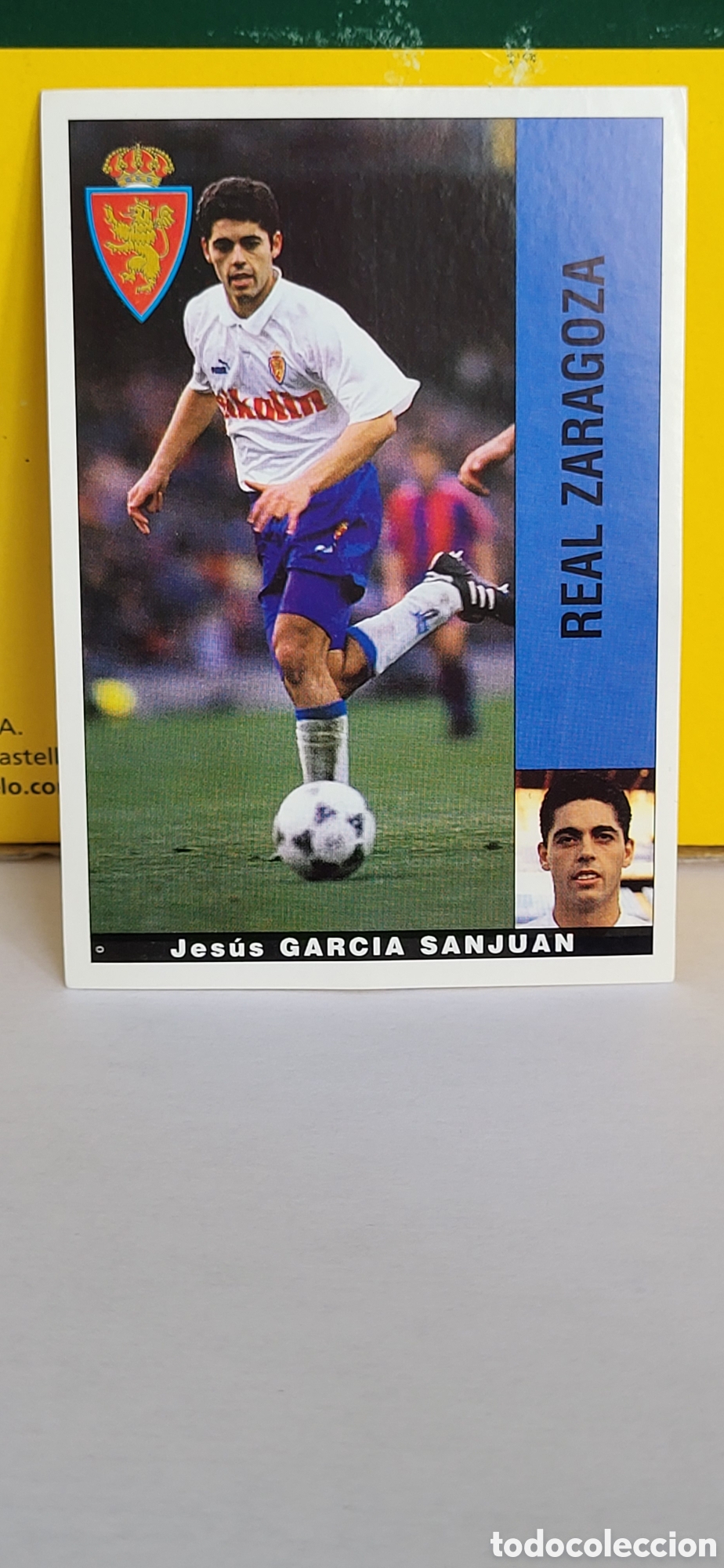 Cartes &agrave; collectionner de Football: JESUS GARCIA SANJUAN REAL ZARAGOZA LIGA 95 96 DE FUTBOL PROFESIONAL PANINI
