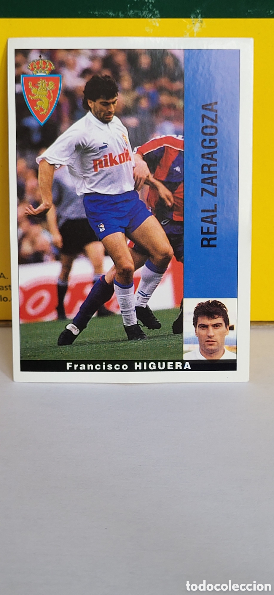 Cromos de Futebol: FRANCISCO HIGUERA REAL ZARAGOZA LIGA 95 96 DE FUTBOL PROFESIONAL PANINI