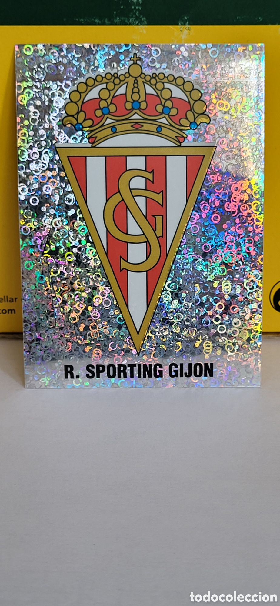 Cromos de F&uacute;tbol: ESCUDO SPORTING DE GIJON LIGA 95 96 DE FUTBOL PROFESIONAL PANINI