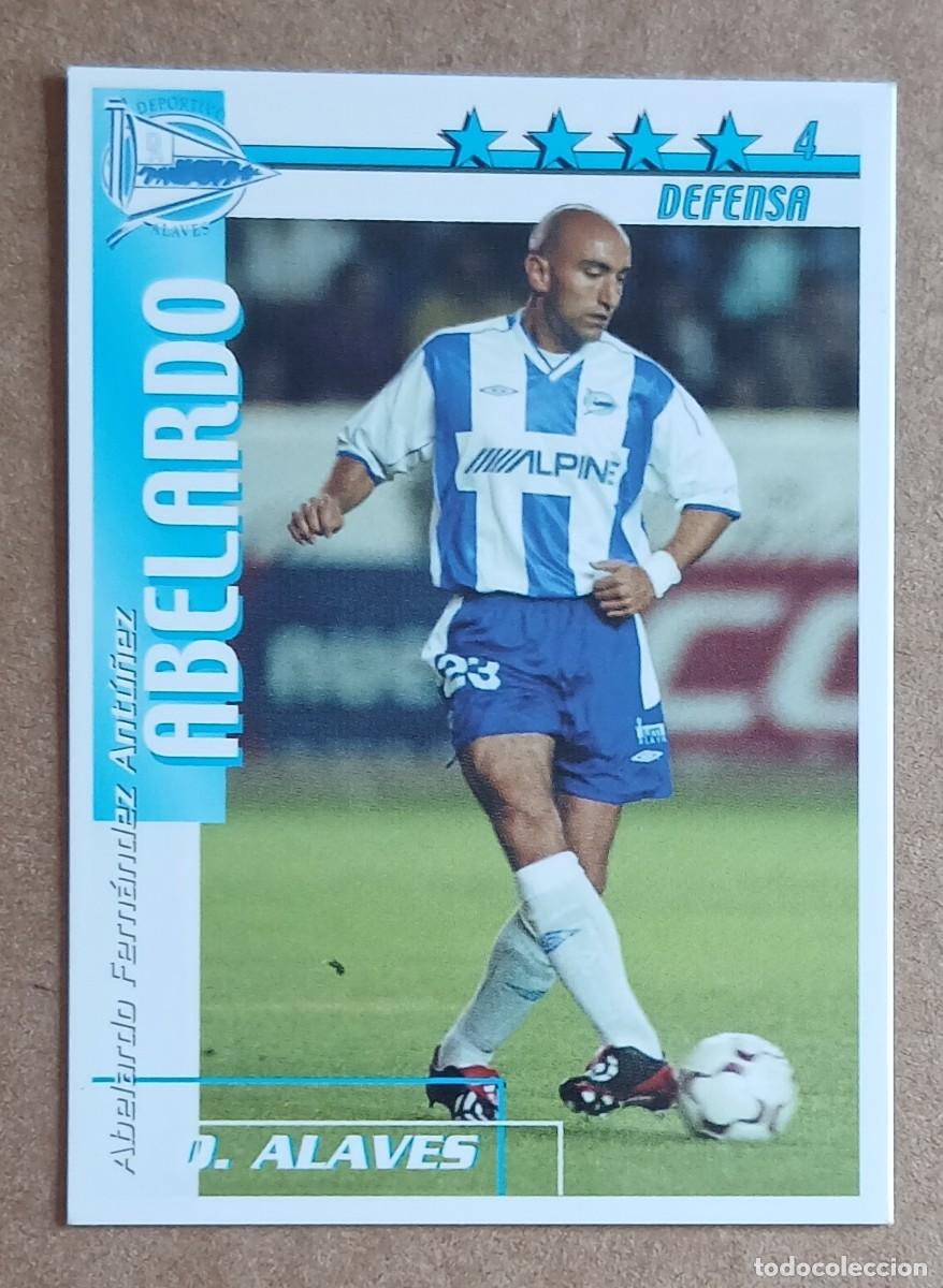 Cartes &agrave; collectionner de Football: CROMO DE ABELARDO DEPORTIVO ALAV&Eacute;S F&Uacute;TBOL MATCH TOTAL LIGA 2002-2003 MAGIC BOX INT. Nuevo.