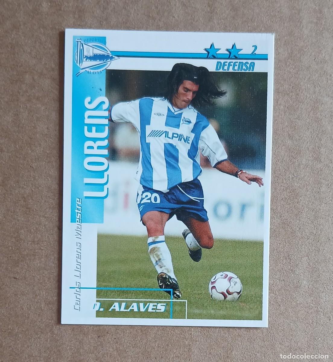 Cartes &agrave; collectionner de Football: CROMO DE LLOREN&Ccedil; DEPORTIVO ALAV&Eacute;S F&Uacute;TBOL MATCH TOTAL LIGA 2002-2003 MAGIC BOX INT. Nuevo.