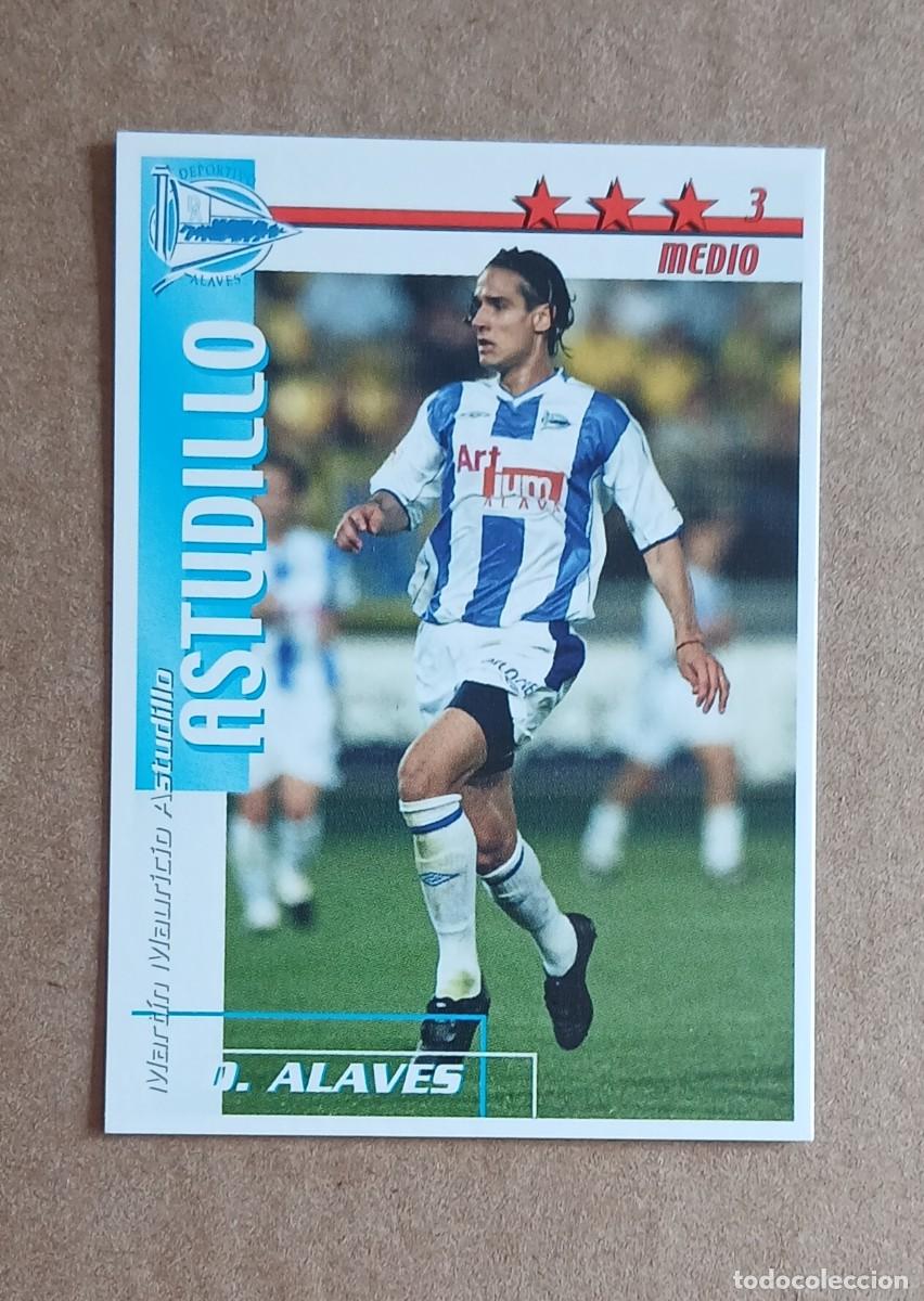 Cartes &agrave; collectionner de Football: CROMO DE ASTUDILLO DEPORTIVO ALAV&Eacute;S F&Uacute;TBOL MATCH TOTAL LIGA 2002-2003 MAGIC BOX INT. Nuevo.