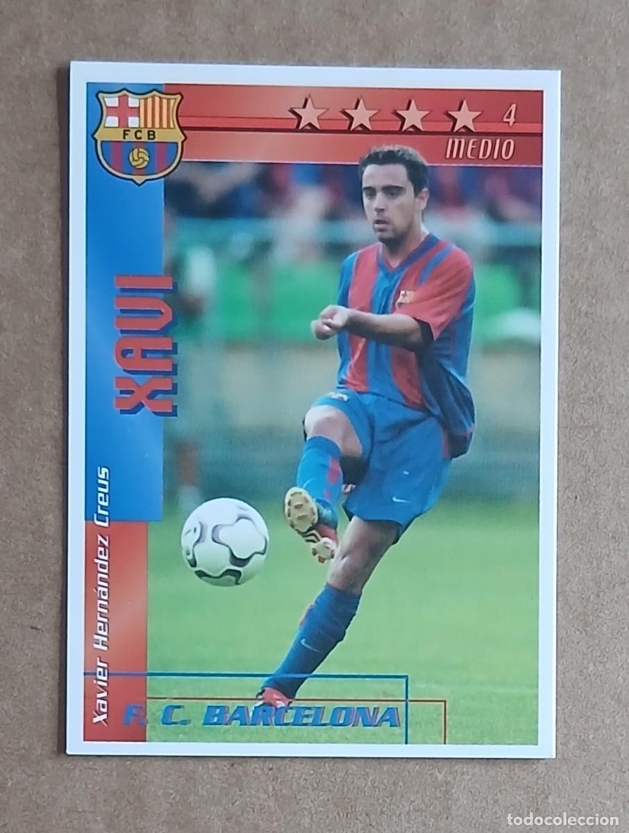 Figurine di Calcio: CROMO DE XAVI BARCELONA F&Uacute;TBOL MATCH TOTAL LIGA 2002-2003 MAGIC BOX INT. Nuevo.
