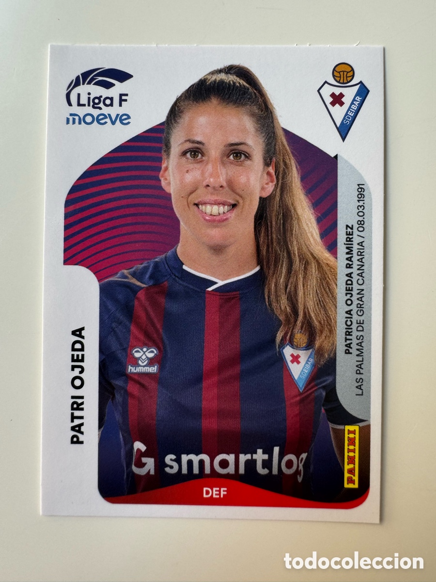Cromos de Futebol: PANINI LIGA F FEMENINA 2025-2026 25-26 &ndash; Patri Ojeda SD Eibar N&ordm; 170