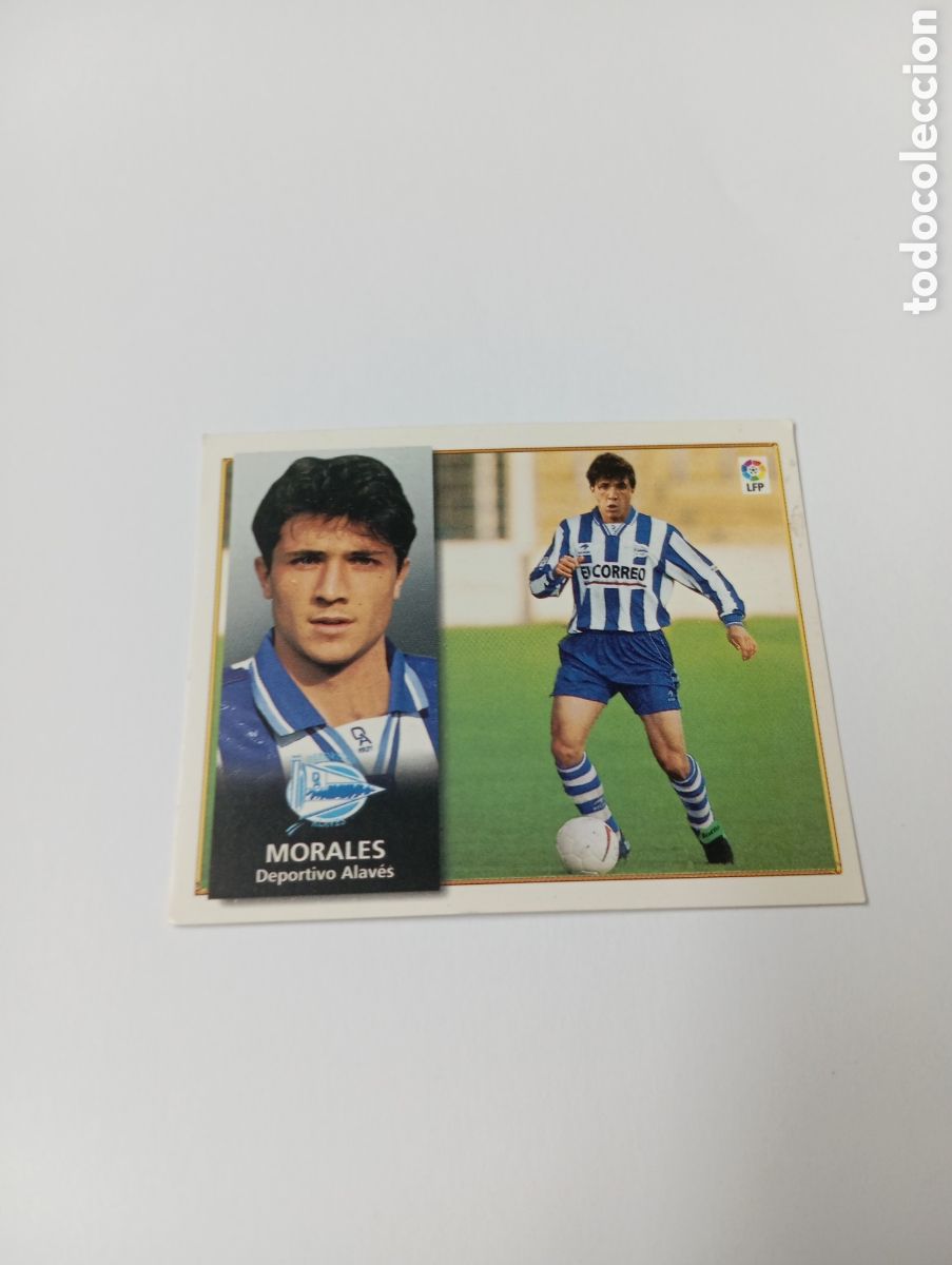 Fu&szlig;ball-Sticker: MORALES COLOCA Alav&eacute;s Liga Este 1998 1999 NUEVO SIN PEGAR 98 99