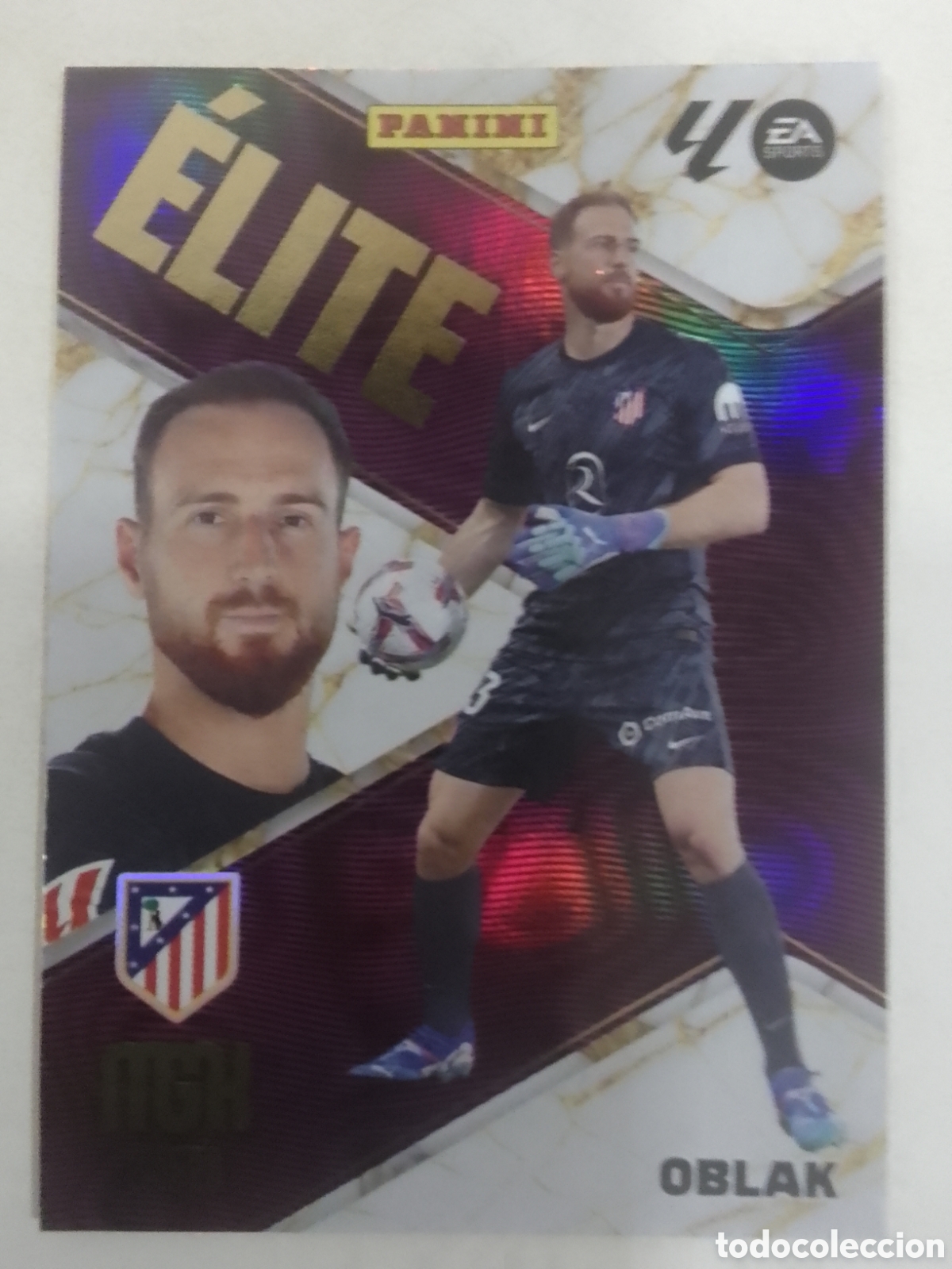 Cromos de F&uacute;tbol: Megacracks 2025/26 n&deg; 14 Oblak &bull; Atl&eacute;tico de Madrid. &Eacute;LITE.