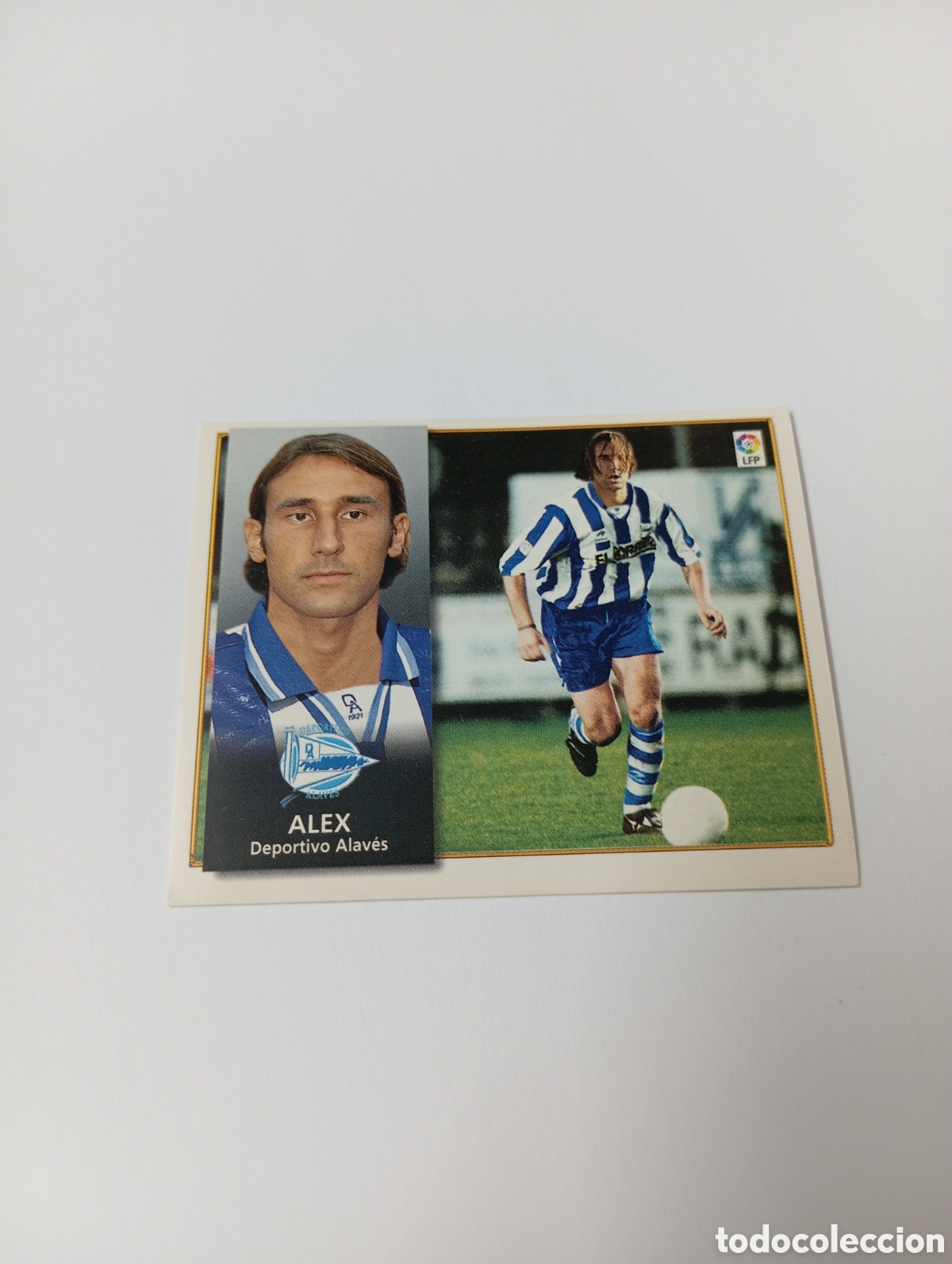 Figurine di Calcio: ALEX Alav&eacute;s Liga Este 1998 1999 NUEVO SIN PEGAR 98 99
