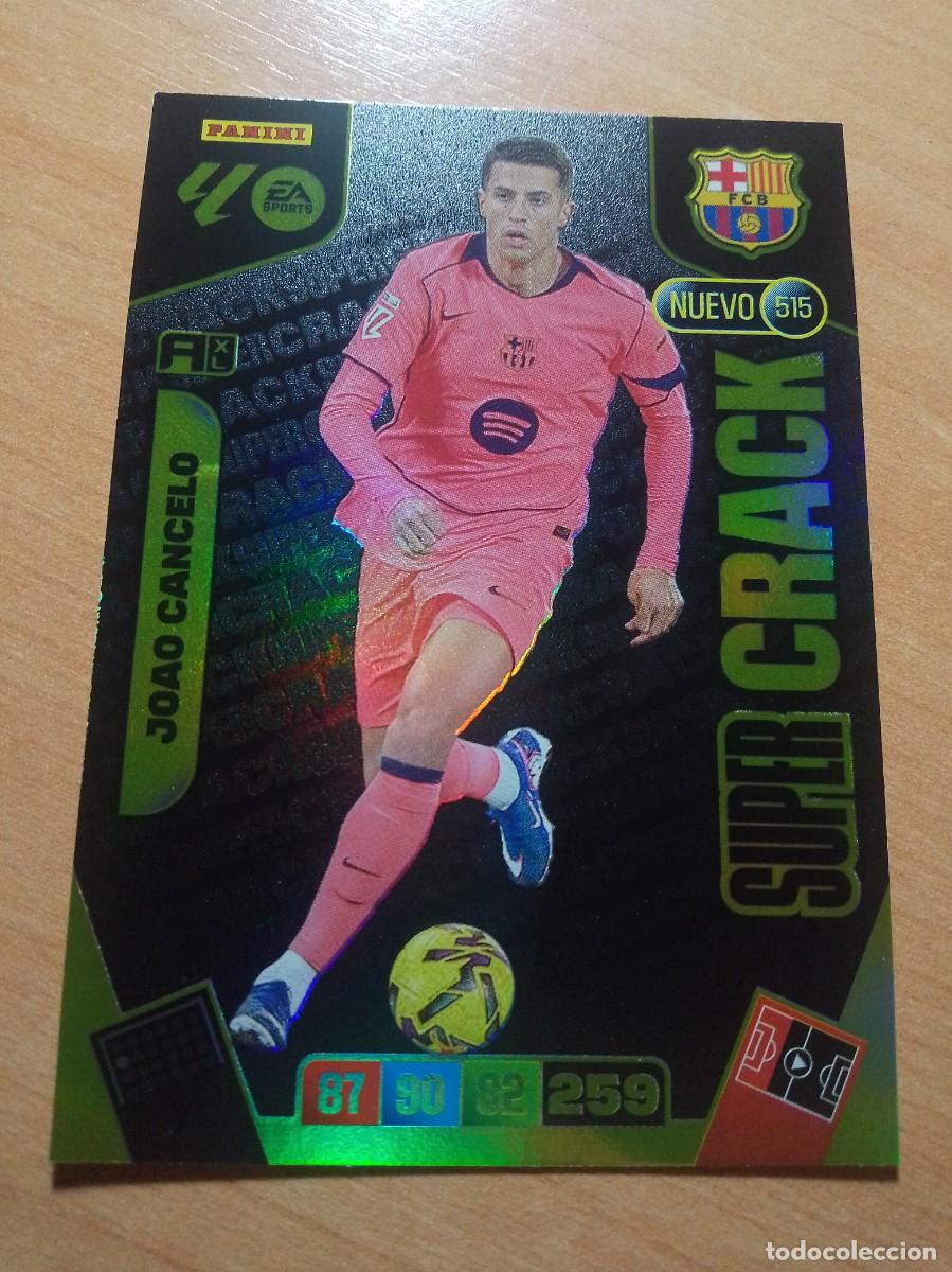 Cromos de F&uacute;tbol: 515 JOAO CANCELO NUEVO SUPER CRACK DEL BARCELONA 25 26 ADRENALYN XL 2025 2026