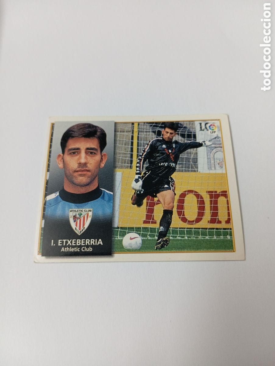 Cromos de F&uacute;tbol: IMANOL ETXEBERRIA Athletic Club Liga Este 1998 1999 NUEVO SIN PEGAR 98 99