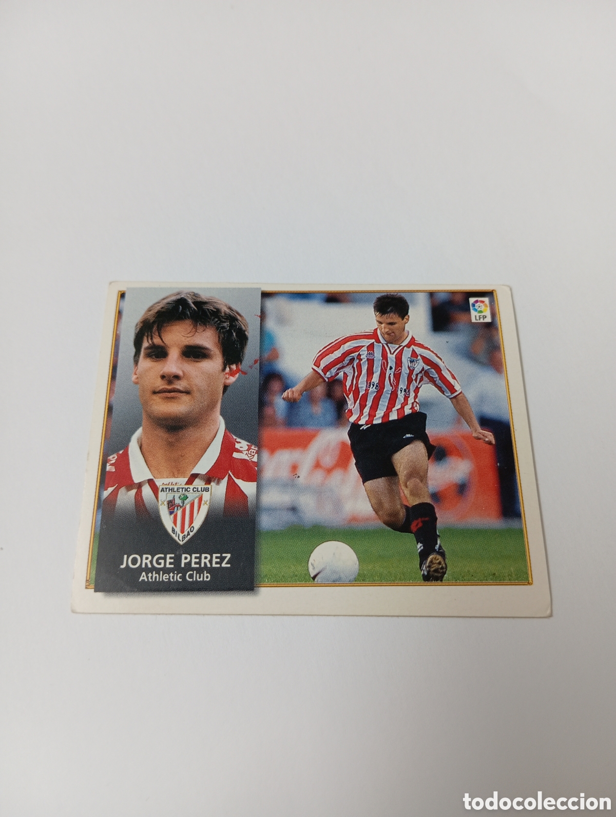 Cromos de F&uacute;tbol: JORGE P&Eacute;REZ Athletic Club Liga Este 1998 1999 NUEVO SIN PEGAR 98 99