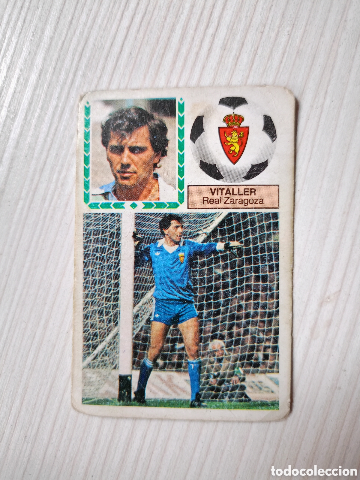 Cromos de F&uacute;tbol: Zaragoza - Vitaller - Liga 1983-1984, 83-84 - Ediciones Este