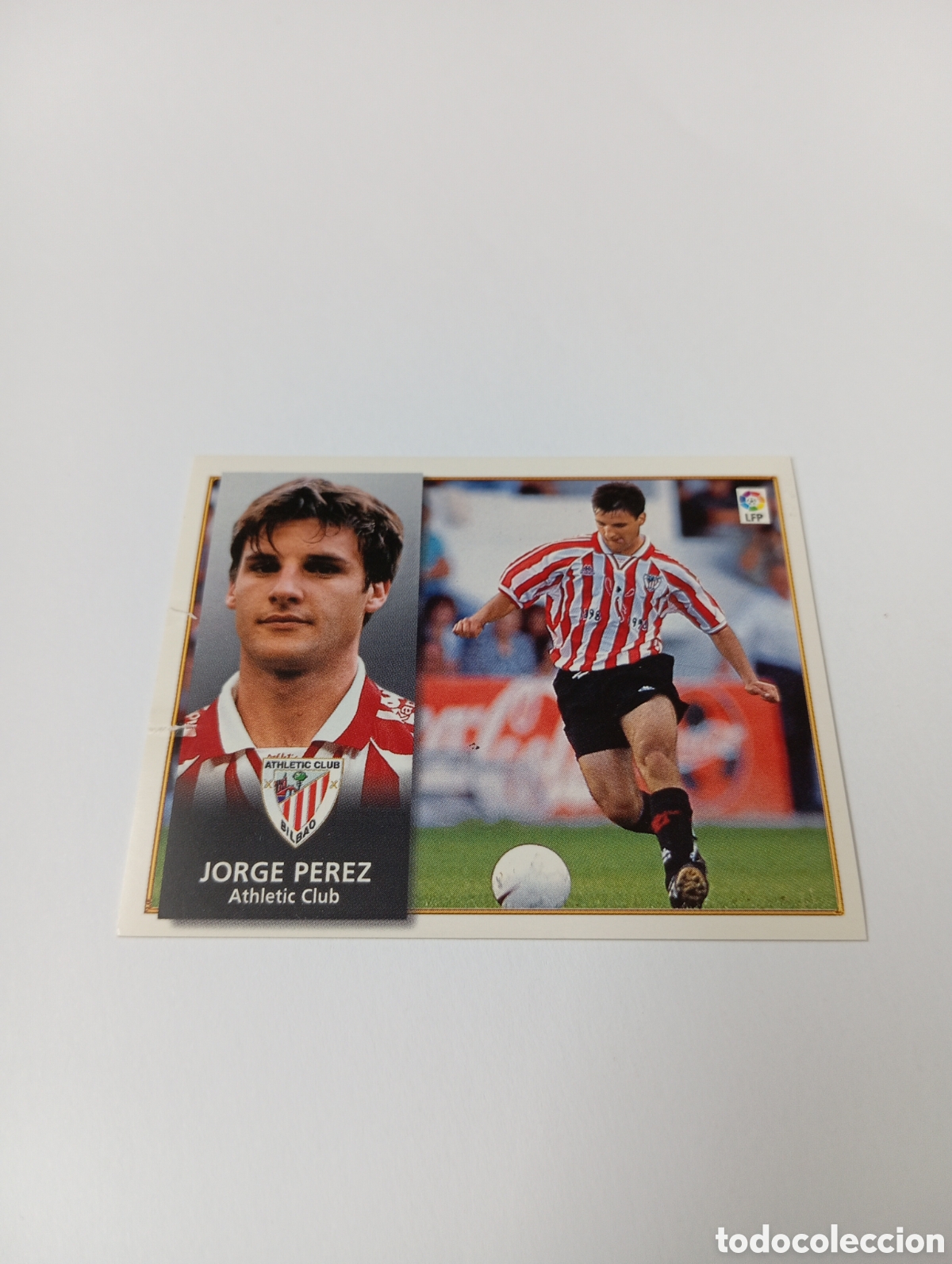 Cromos de F&uacute;tbol: JORGE P&Eacute;REZ Athletic Club Liga Este 1998 1999 NUEVO SIN PEGAR 98 99