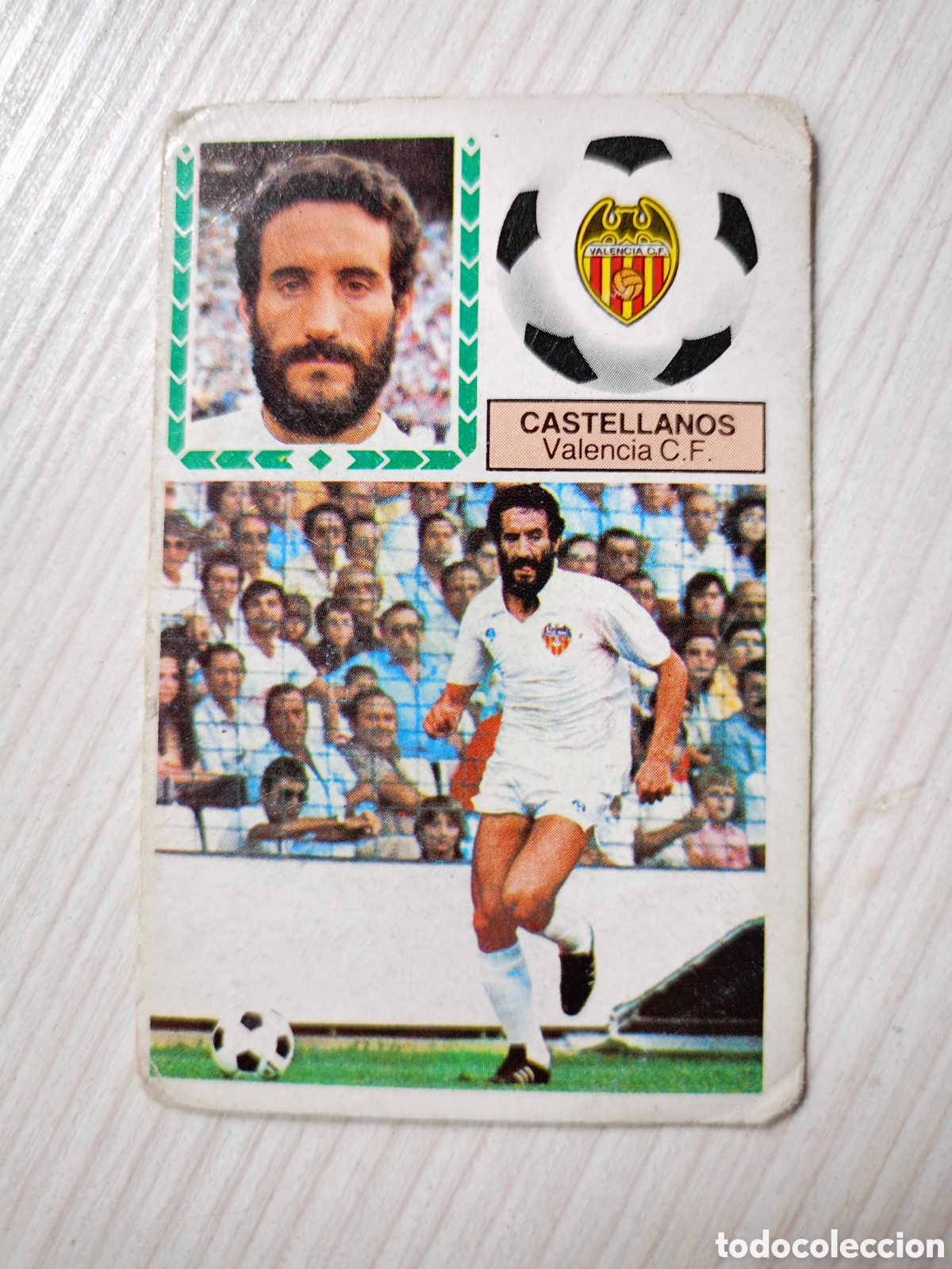 Cromos de F&uacute;tbol: CROMO NUEVO LIGA ESTE 83 84 CASTELLANOS (VALENCIA, C.F.)