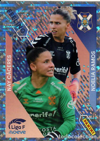Cromos de F&uacute;tbol: CROMO PANINI LIGA FEMENINA F 2025-26 (25 - 26) - N&ordm; 370 - NAY C&Aacute;CERES, NOELIA RAMOS - COSTA ADEJE
