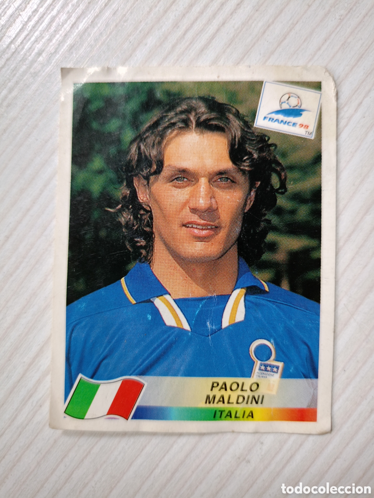 Cromos de F&uacute;tbol: PAOLO MALDINI FRANCE 98 PANINI NUNCA PEGADO
