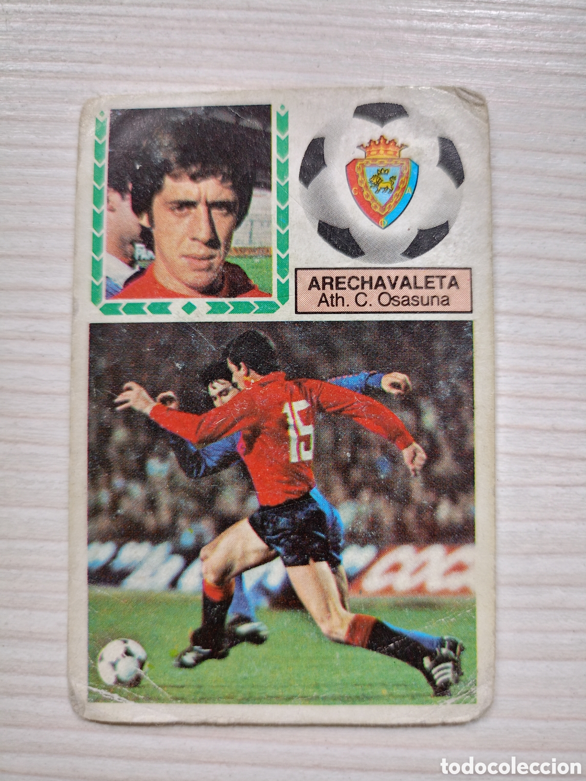 Cromos de F&uacute;tbol: CROMO RECUPERADO ARECHAVALETA OSASUNA LIGA 83-84 EDICIONES ESTE