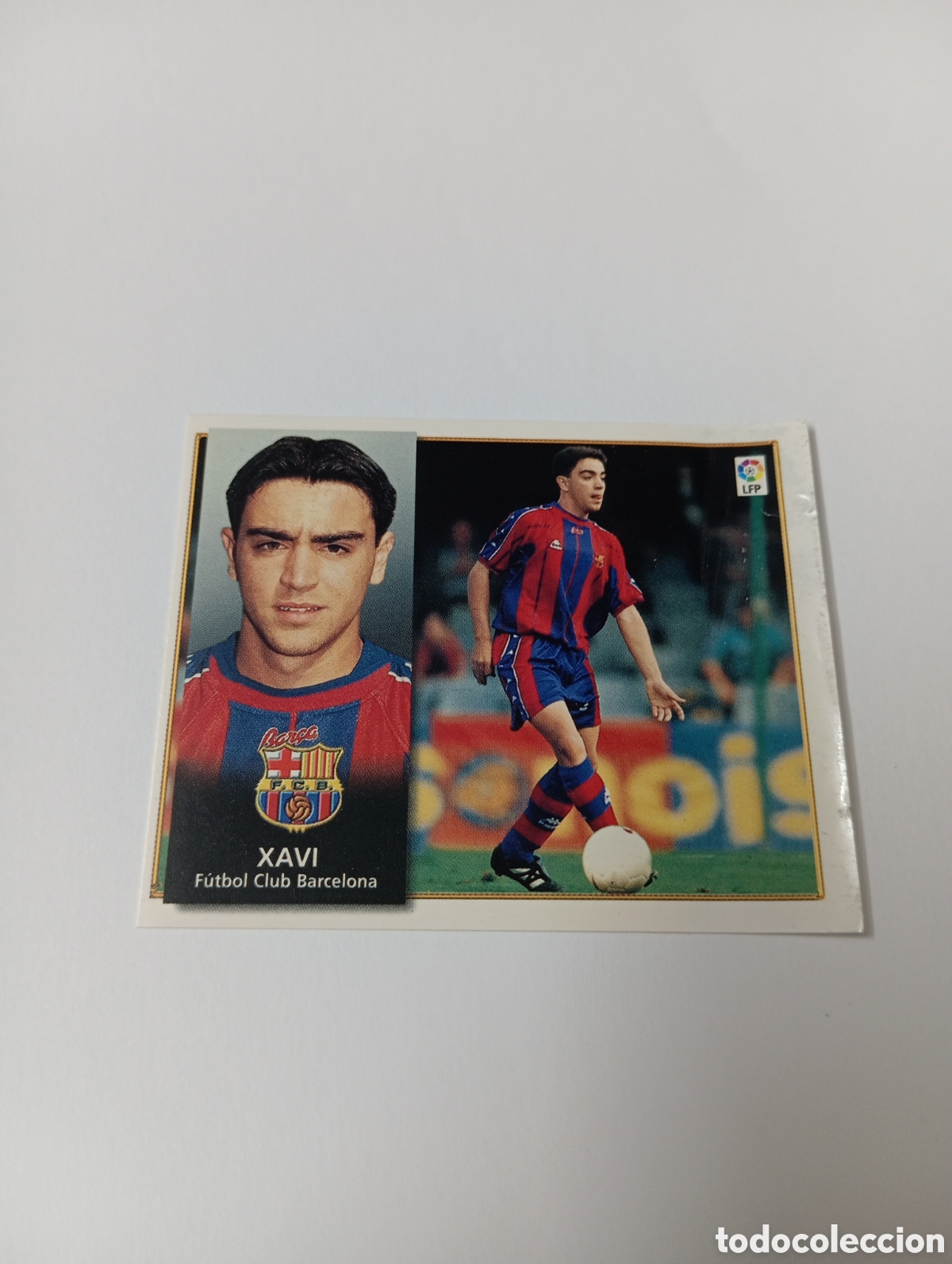 Cromos de F&uacute;tbol: XAVI ROOKIE Barcelona Liga Este 1998 1999 PANINI 98 99