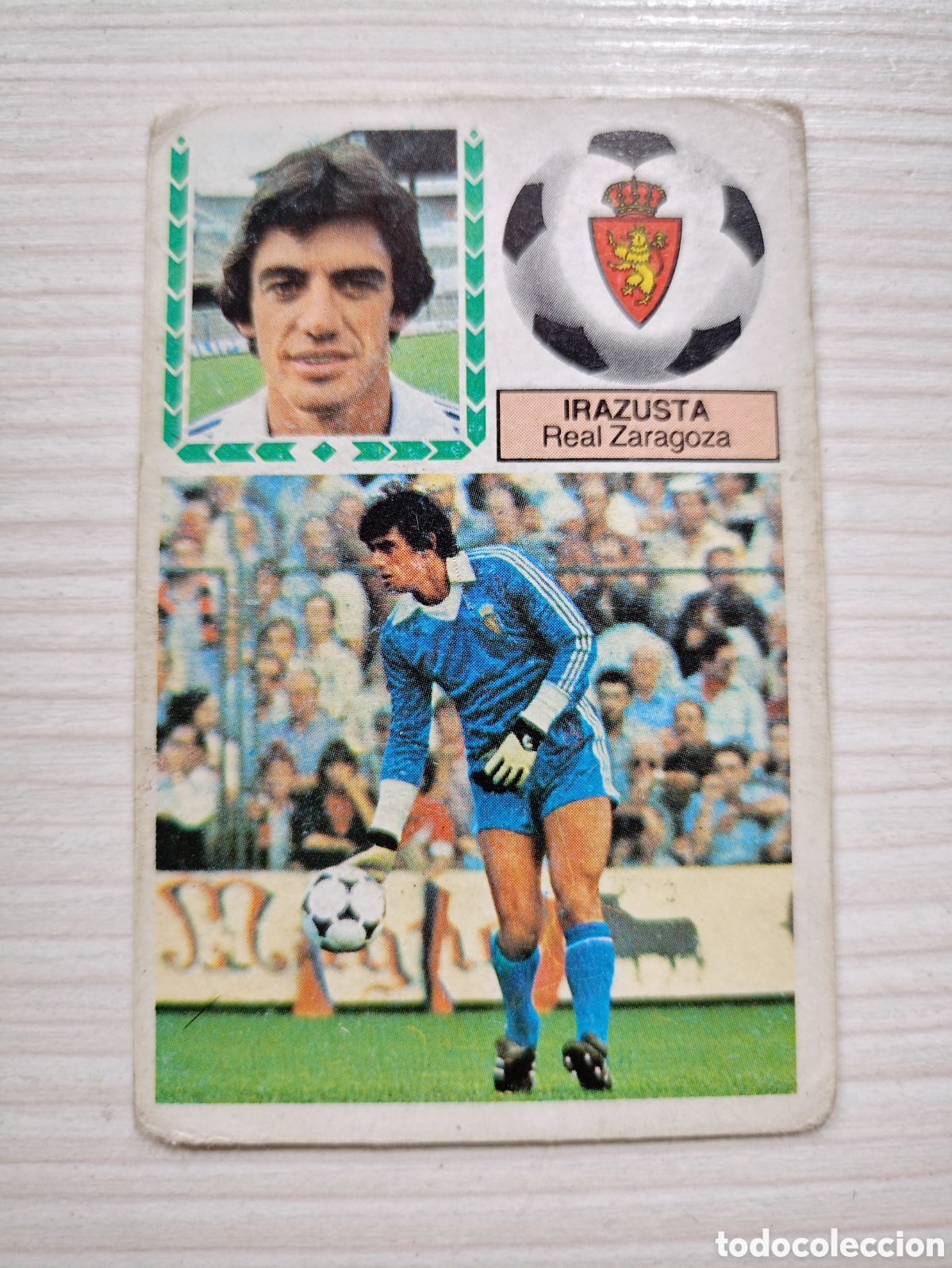 Cromos de F&uacute;tbol: IRAZUSTA REAL ZARAGOZA LIGA ESTE 1983 1984 83 84