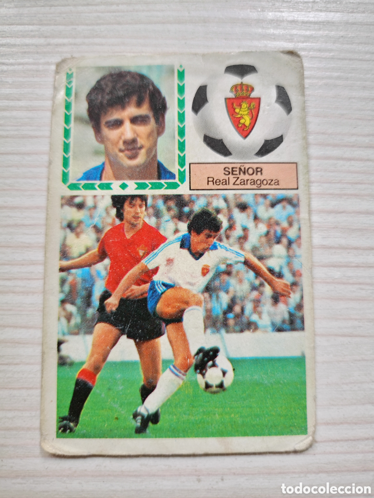Cromos de F&uacute;tbol: ESTE - LIGA 1983 1984 - 83 84 - ZARAGOZA - SE&Ntilde;OR