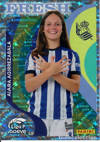 Cromos de F&uacute;tbol: CROMO PANINI LIGA FEMENINA F 2025-26 (25 - 26) - FRESH N&ordm; 372 - AIARA AGIRREZABALA - R. SOCIEDAD