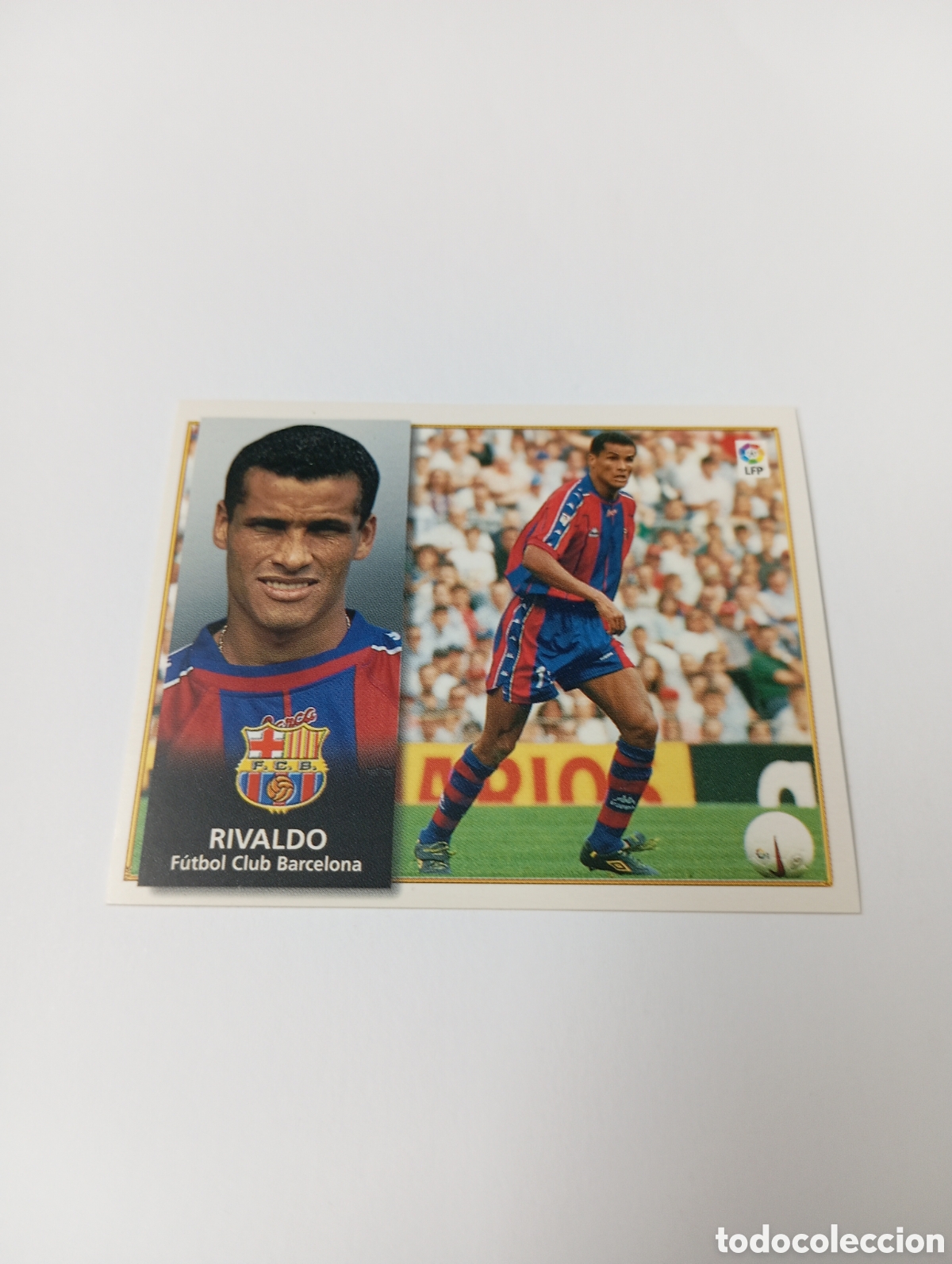 Cromos de F&uacute;tbol: RIVALDO Barcelona Liga Este 1998 1999 NUEVO SIN PEGAR 98 99