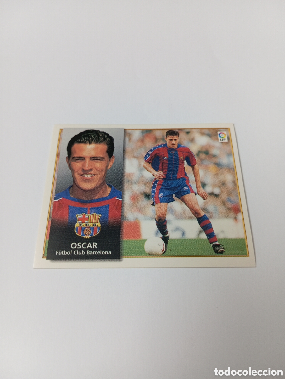 Cromos de F&uacute;tbol: OSCAR Barcelona Liga Este 1998 1999 NUEVO SIN PEGAR 98 99
