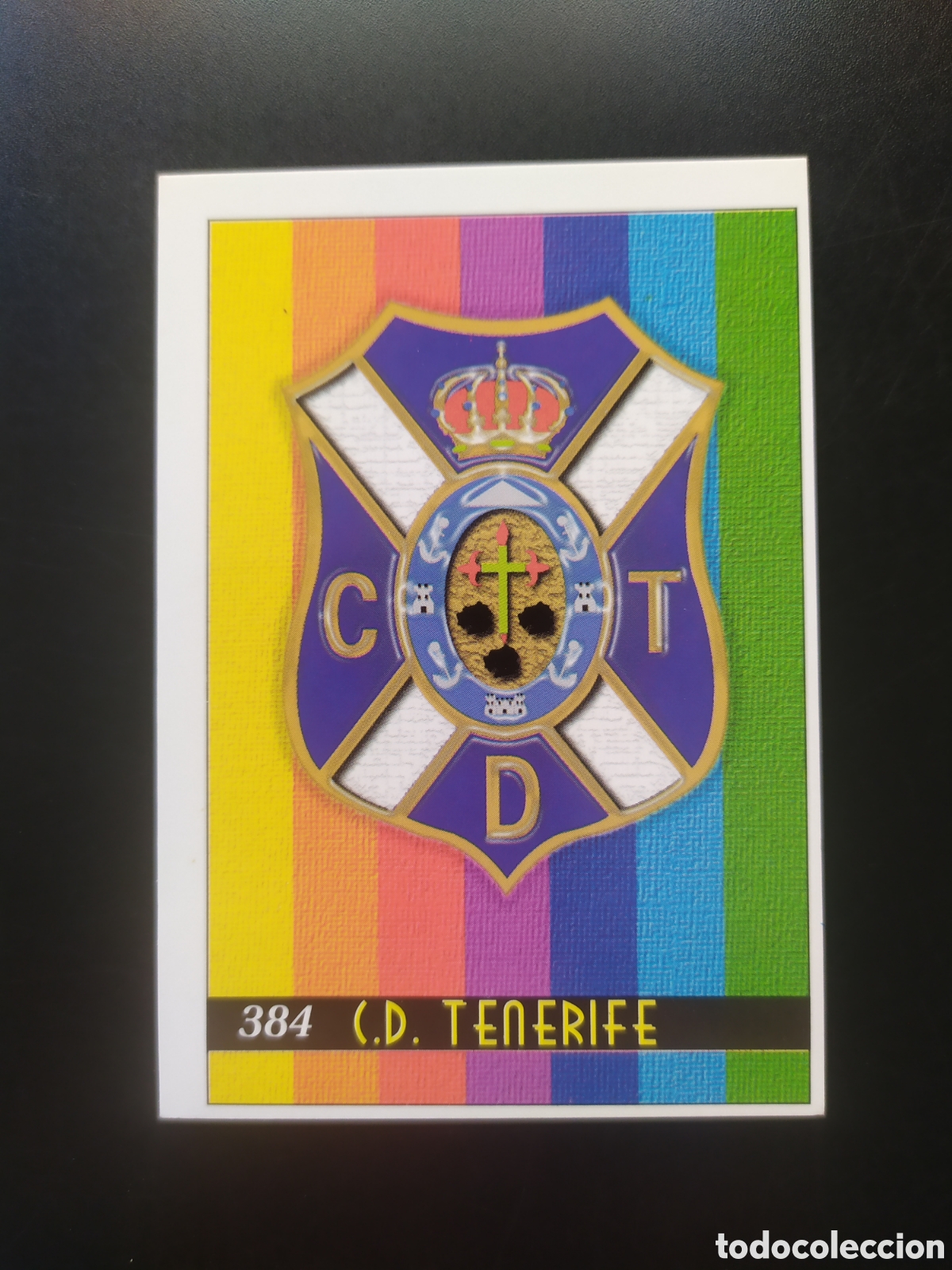 Cromos de f&uacute;tbol: Mundicromo fichas Liga 1999 2000 99 00 escudo n&deg; 384 Tenerife