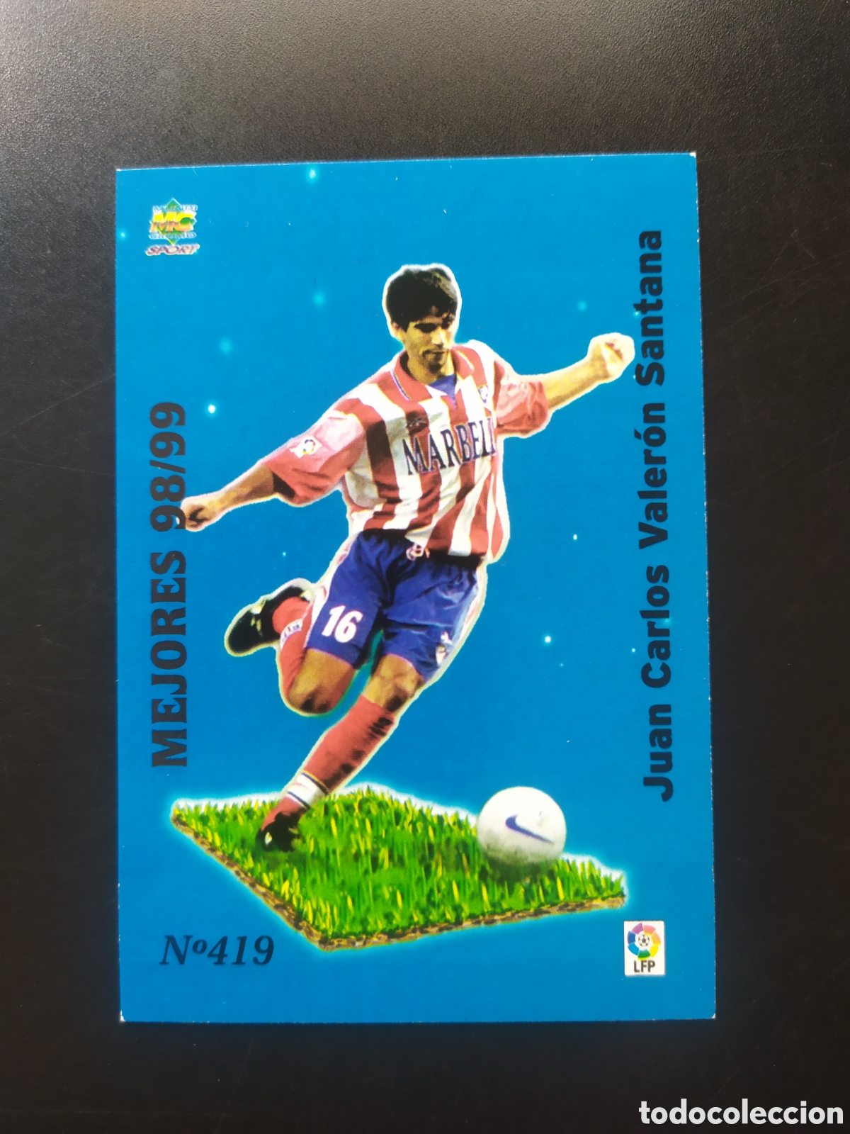 Cromos de F&uacute;tbol: Mundicromo fichas Liga 1999 2000 99 00 Valer&oacute;n n&deg; 419 Atl&eacute;tico Madrid