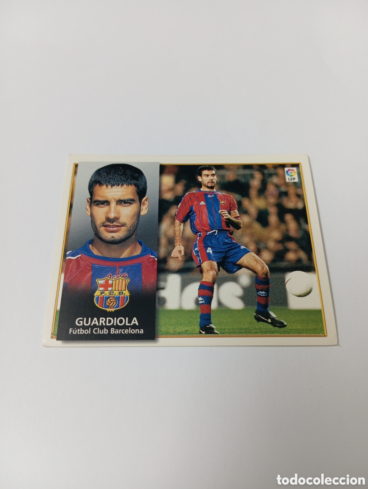 Cromos de F&uacute;tbol: GUARDIOLA Barcelona Liga Este 1998 1999 NUEVO SIN PEGAR 98 99
