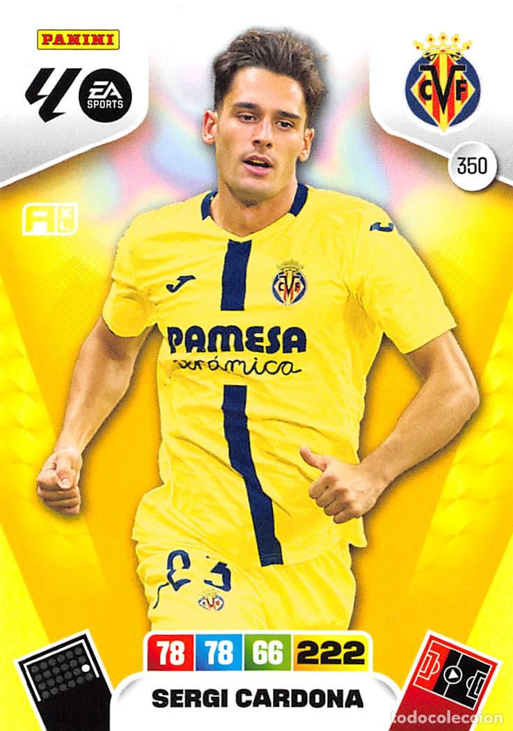 Cromos de F&uacute;tbol: PANINI ADRENALYN 25/26 2025/2026 #350 SERGI CARDONA (VILLARREAL C.F.)
