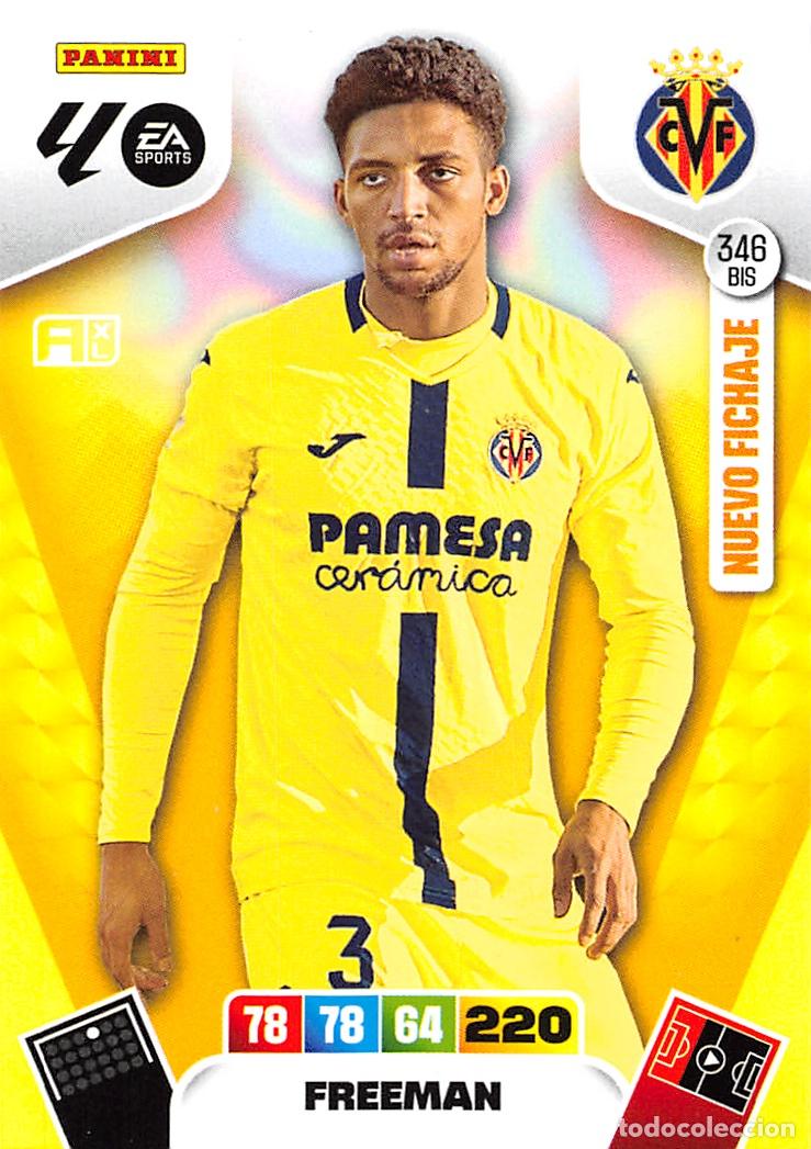 Cromos de F&uacute;tbol: PANINI ADRENALYN 25/26 2025/2026 #346 BIS FREEMAN (VILLARREAL C.F.)