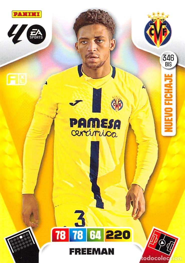 Cromos de F&uacute;tbol: PANINI ADRENALYN 25/26 2025/2026 #346 BIS FREEMAN (VILLARREAL C.F.)