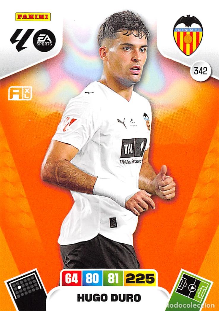 Cromos de F&uacute;tbol: PANINI ADRENALYN 25/26 2025/2026 #342 HUGO DURO (VALENCIA C.F.)
