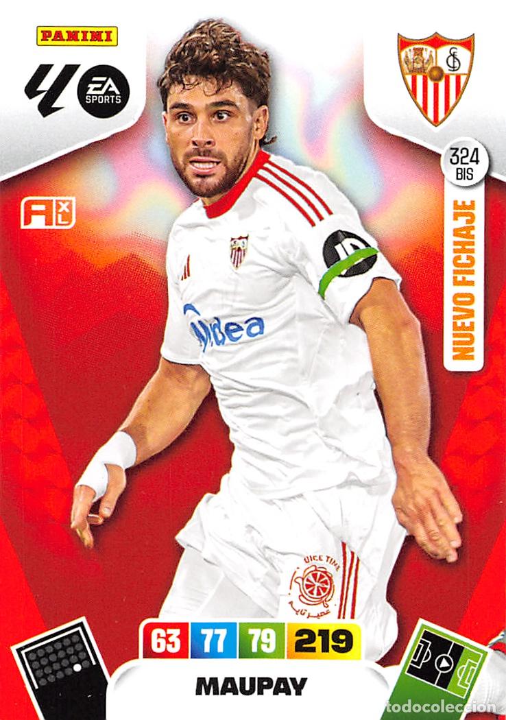 Cromos de F&uacute;tbol: PANINI ADRENALYN 25/26 2025/2026 #324 BIS MAUPAY (SEVILLA F.C.)