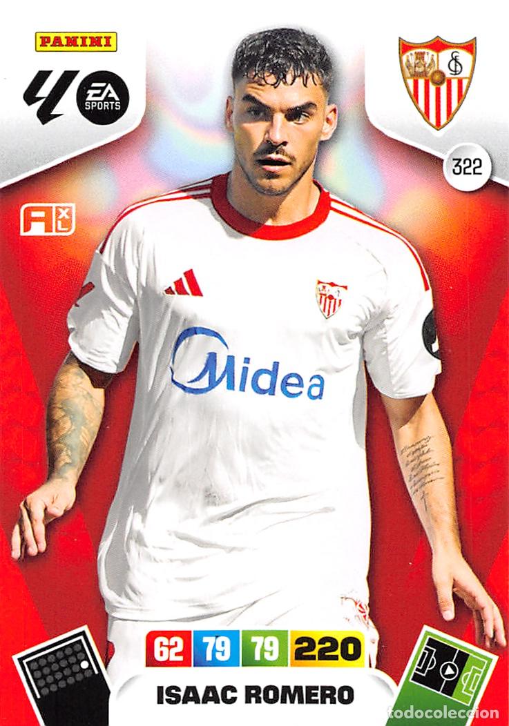 Cromos de F&uacute;tbol: PANINI ADRENALYN 25/26 2025/2026 #322 ISAAC ROMERO (SEVILLA F.C.)