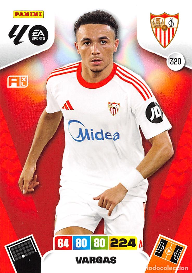 Cromos de F&uacute;tbol: PANINI ADRENALYN 25/26 2025/2026 #320 VARGAS (SEVILLA F.C.)