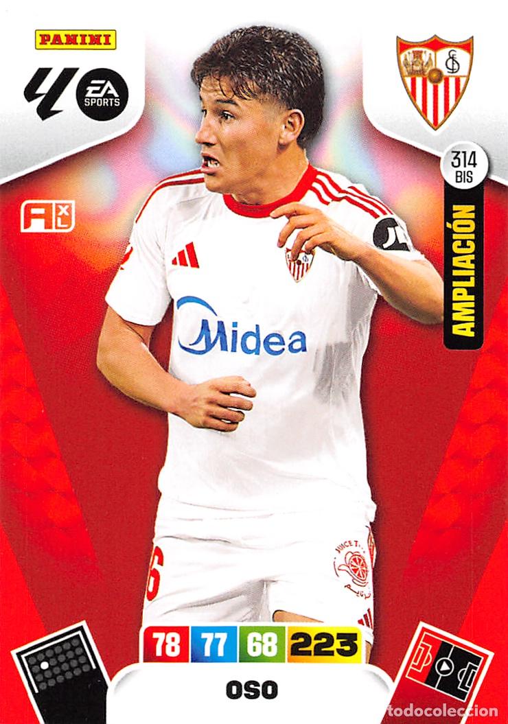 Cromos de F&uacute;tbol: PANINI ADRENALYN 25/26 2025/2026 #314 BIS OSO (SEVILLA F.C.)